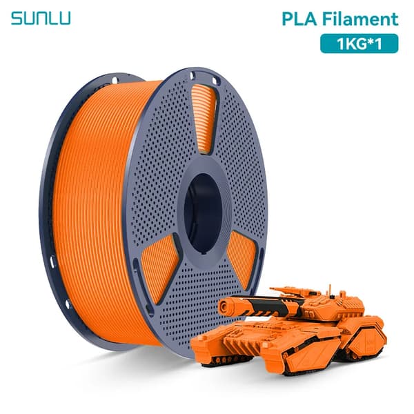 3D-printer filament, PLA-material, 1,75 mm diameter,Appelsin