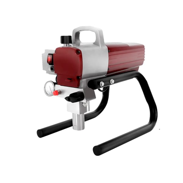 Airless Väggfärgspruta, 1800W Motor, Justerbart Spruttryck, EU, Röd