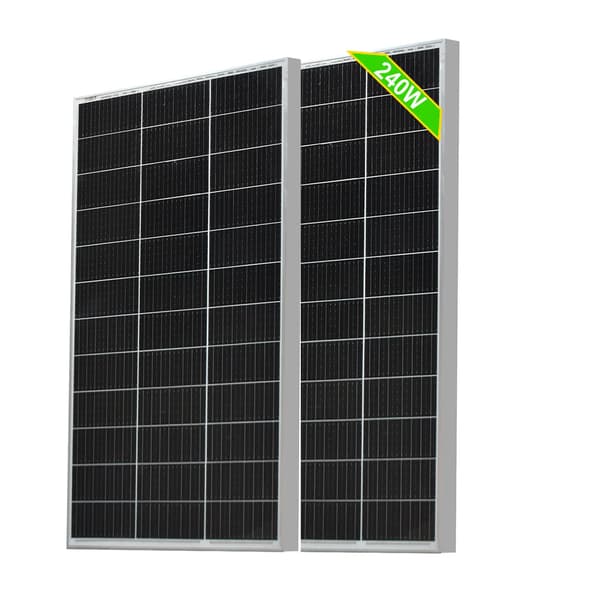 Solpanel, Hög Effektivitet, Hållbar Konstruktion,2st 120w panel
