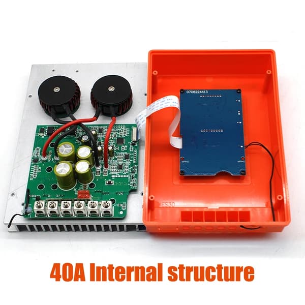 Solcellelader, MPPT Sporing, Bred Indgangsområde,MPPT-controller 40A