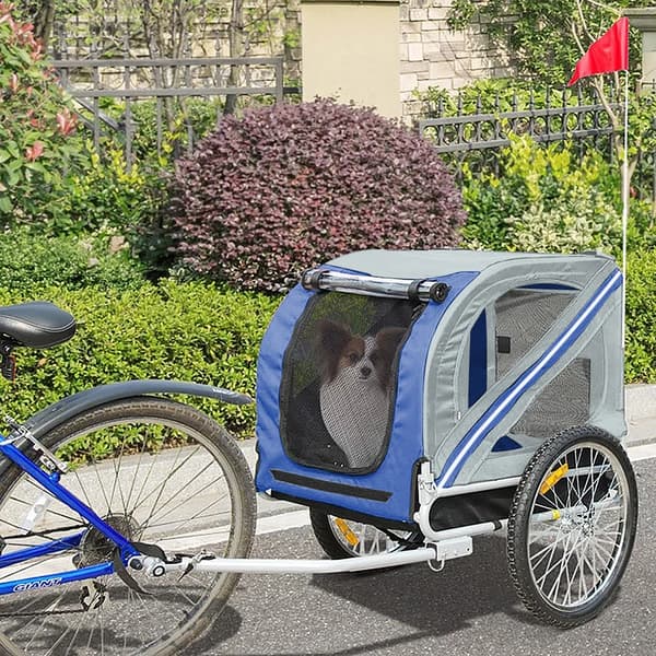 Cykeltrailer, Alsidig Design, Holdbart Materiale,Blå