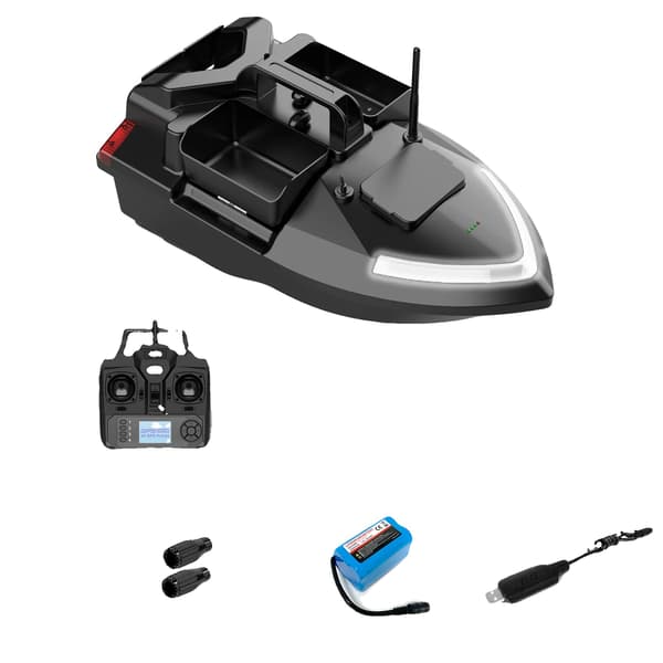 Bait Boat, GPS Navigation, Dobbelt Motor System,12000mah