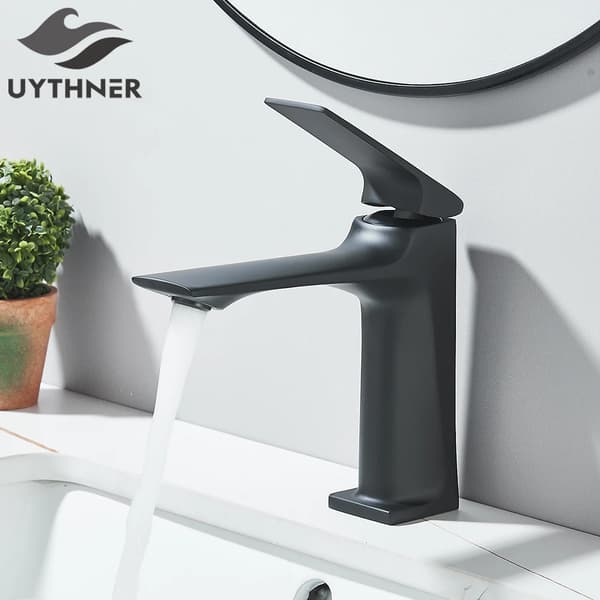 Basinblandare, Nutida Design, Enkel Installation,Matte Black A