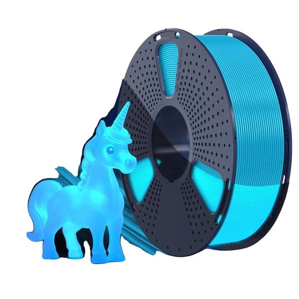 3D-printer filament, lysende funktion, høj kompatibilitet,lysende blå