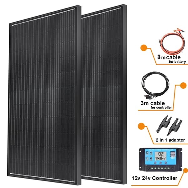 Solpanel, Letvægtsdesign, Flere Anvendelsesmuligheder,12V 240W kit
