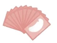 Øjenlapper, Hydrogel Materiale, Egnet til Vipper Extension,200par pink