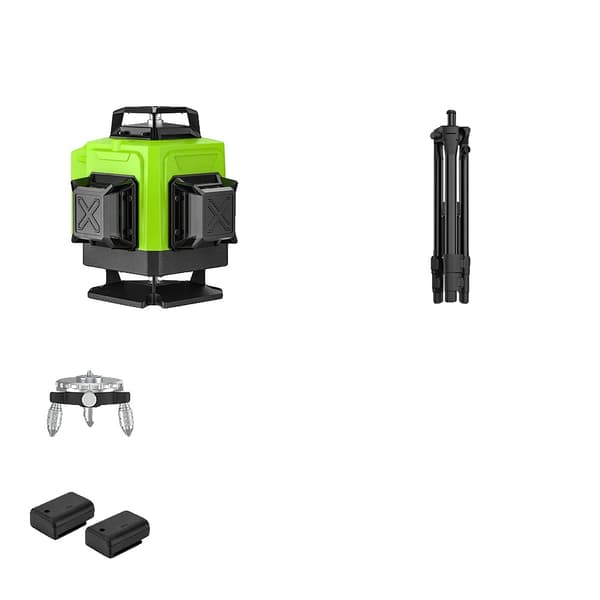 Laser Niveau, Selvnivellerende, Manuel Tilstand,tripod+plastikboks