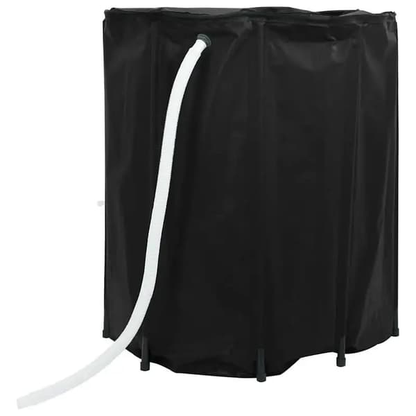 Vandtank, 1250L kapacitet, foldbart hanedesign,Sort