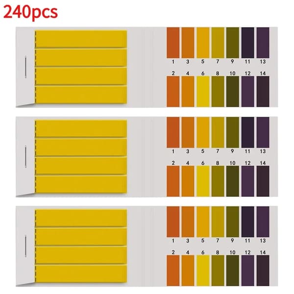 pH Lackmuspapper, Mångsidig Testning, Användarvänlig,240pcs