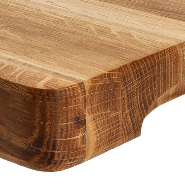 Skärbräda, Hållbart Ekmaterial, Elegant Design,Brun
