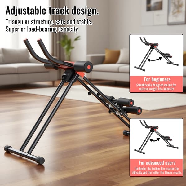 Abdominal Trainer, Justerbar Modstand, Ergonomisk Design,Som vist