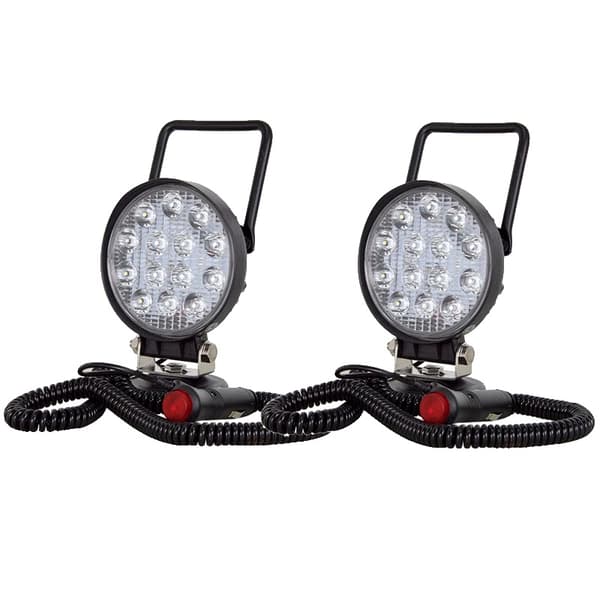 Arbejdslampe, Alsidig Belysning, Holdbart Design,2PCS Spot Beam