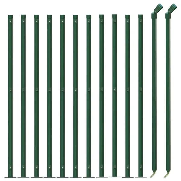Meshhegn, Galvaniseret Stål, Holdbar Konstruktion,Grøn