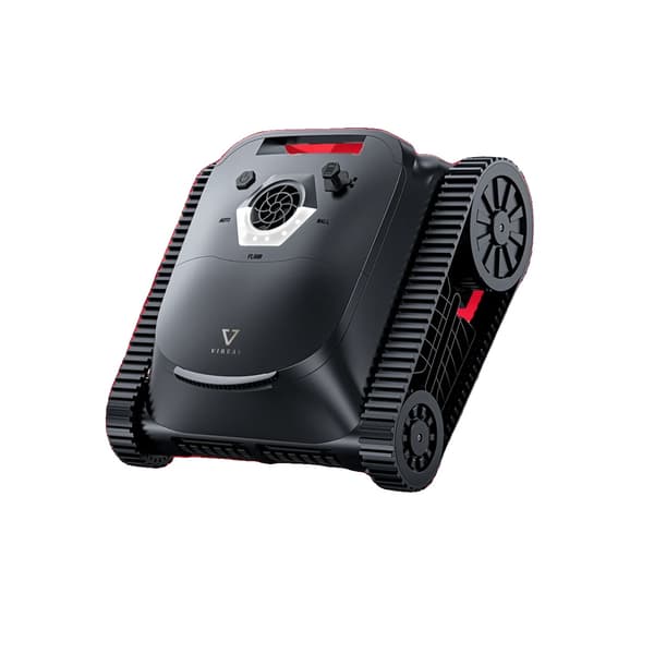 Robot Pool Cleaner, Trådløs, Automatisk Rengøringsrobot,sort
