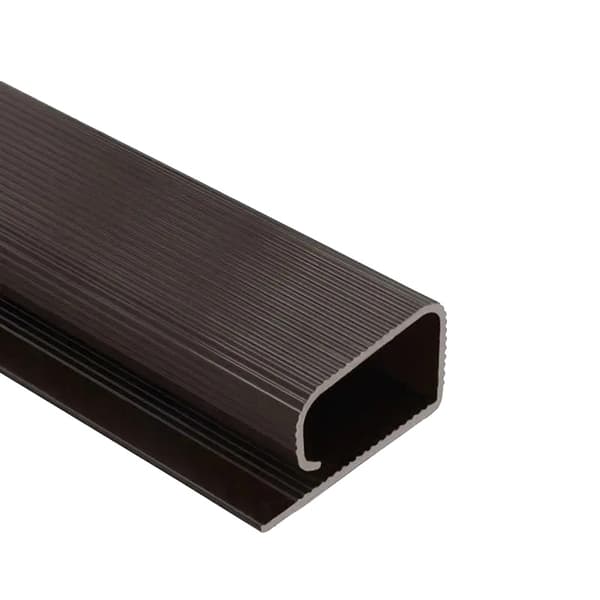 Kabelorganisator, Justerbart PVC-design, Installation under skrivebordet,Brun