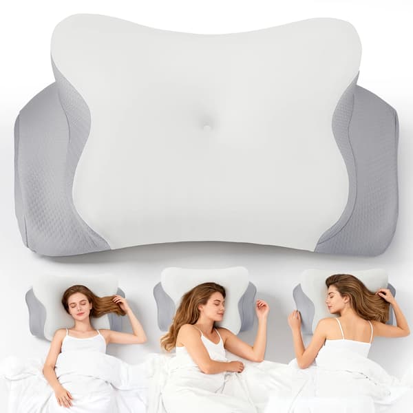 Stöd Kudde, Minnesskum Fyllning, Ergonomisk Design,B