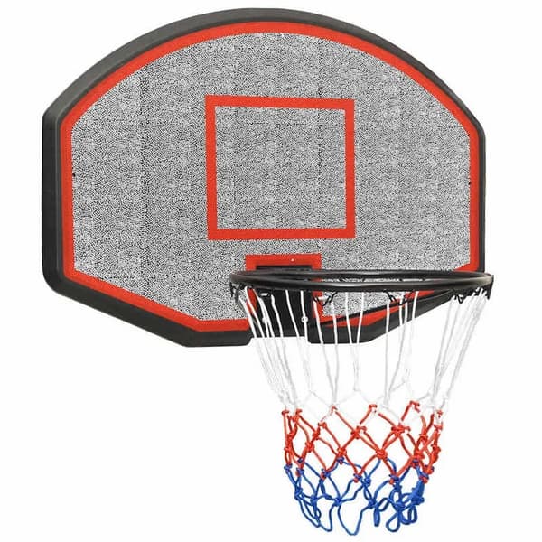 Basketball Backboard, 71 cm Længde, 45 cm Bredde, 2 cm Tykkelse, 39 cm Kant Diameter, Stødresistent