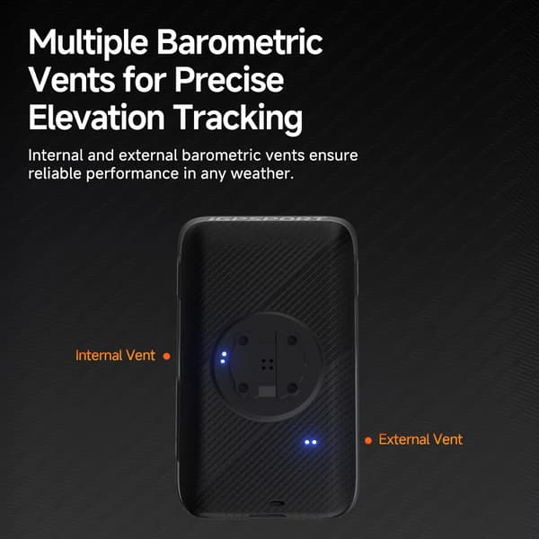 GPS Cykeldator, Anpassningsbar Navigation, Förlängd Batteritid, BiNavi Air