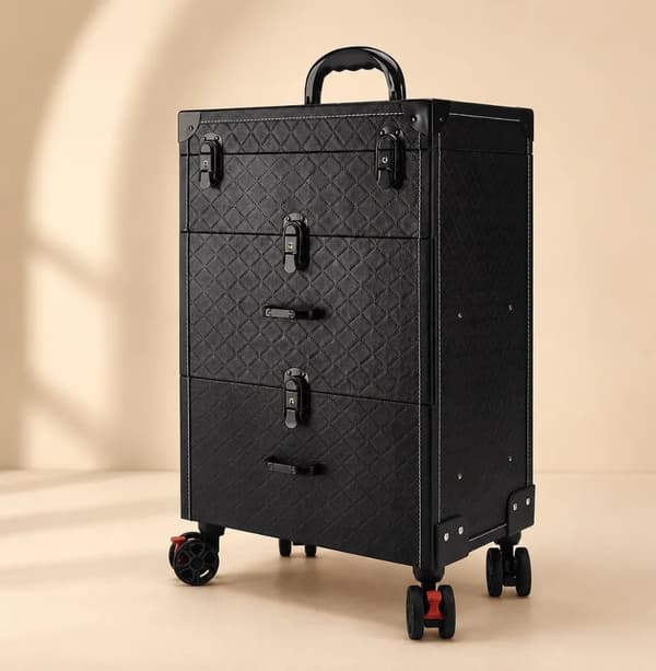 Förvaringslåda, Multifunktionell Design, Rymlig Kapacitet,1103MK-BLACKGRID