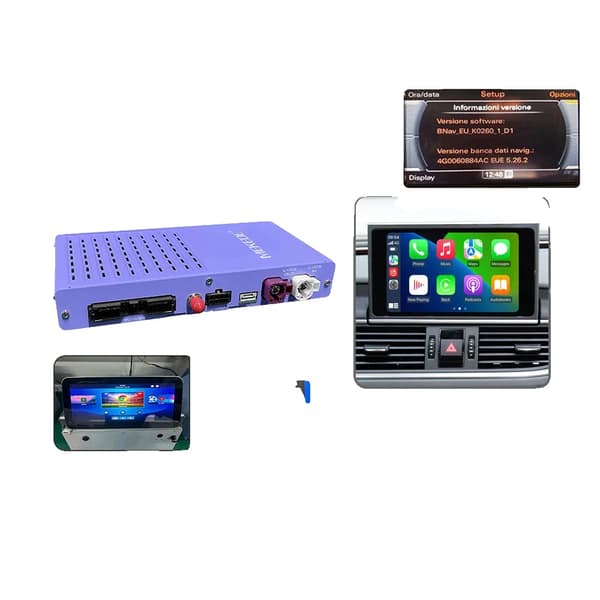Dekoderlåda, Trådlös CarPlay, Android Auto Retrofit Kit,LA10-AU3G-TVBOX