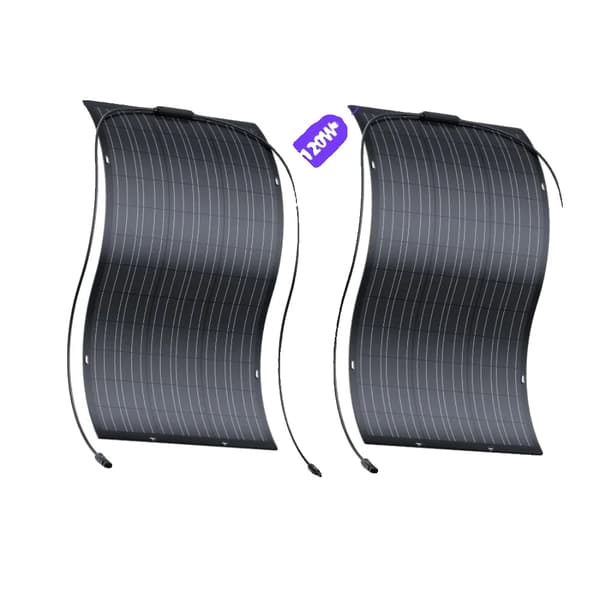 Solpaneler Kit, Fleksibelt Design, Høj Effektivitet,120W * 2