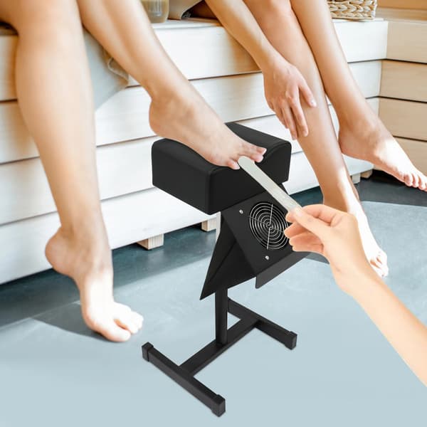 Pedicure Stol, Højdejusterbar, Ergonomisk Design,sort