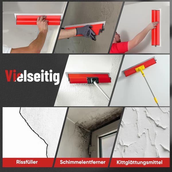 Overfladespatel, Rustfrit Stål, Alsidig Værktøjssæt,4