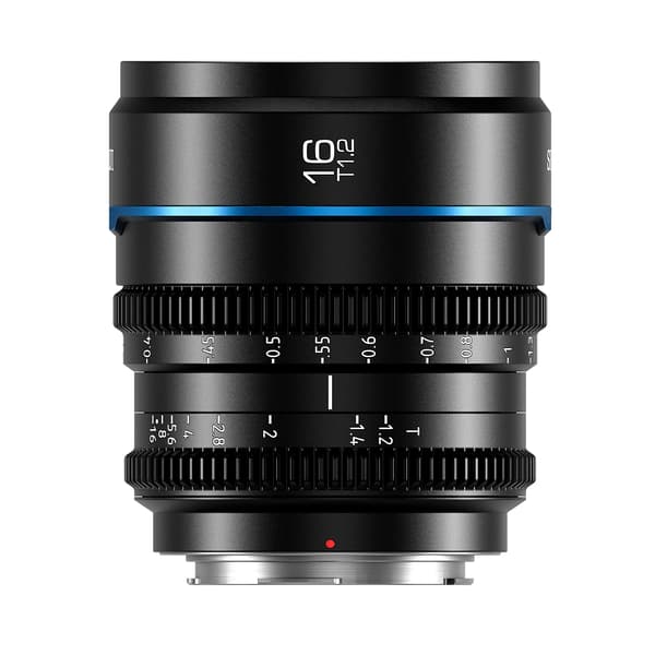 Prime Linse, T1.2 Blænde, 16mm Brændvidde,Sony E-mount（APS-C）, Sort-c