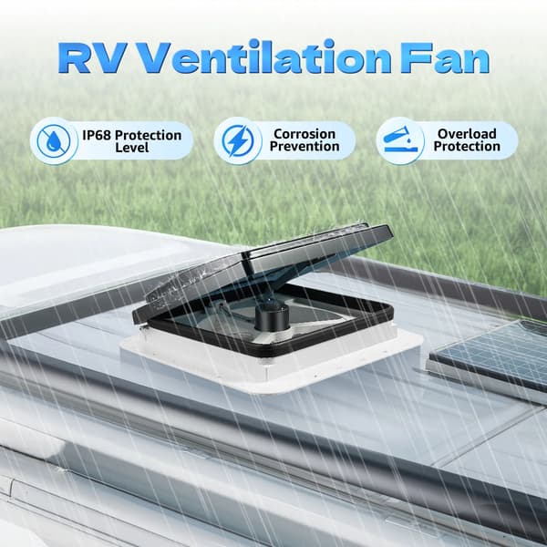 Takventilator, Effektiv Luftflöde, Enkel Installation,VIT