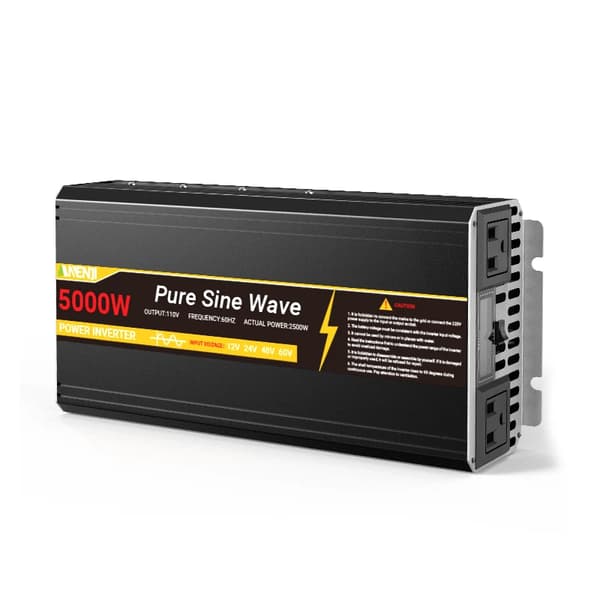 Inverter, Bärbar Design, Effektiv Energikonvertering,5000W 12V