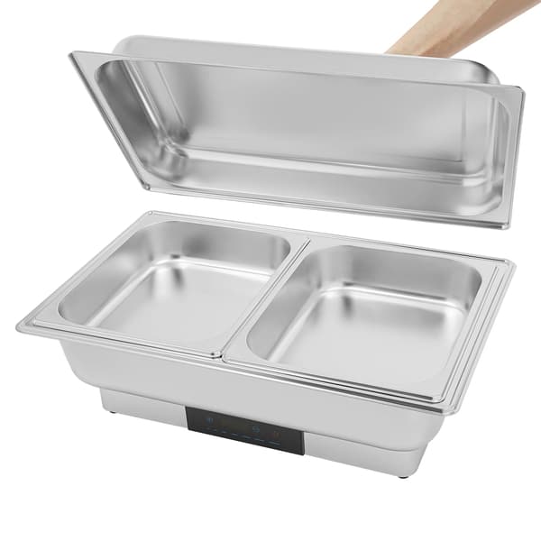 Elektrisk Chafing Dish, Touch Screen, Justerbar Temperatur,Dobbelt Gitter