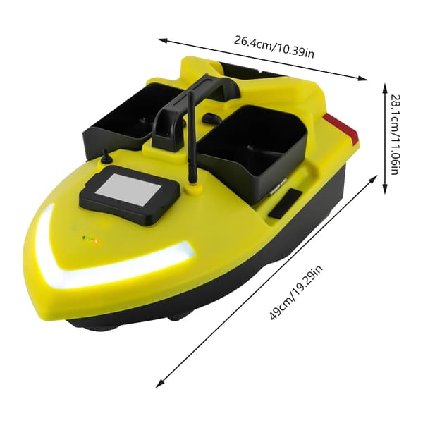Bait Boat, GPS Positionering, Dobbelt Motor Drift,som vist