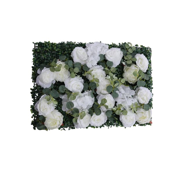 Konstgjord Blompanel, Elegant Dekor, DIY Vänlig,grön