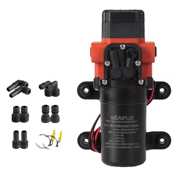 Marin Vattenpump, 40 PSI Tryck, 12V DC Drift,12V