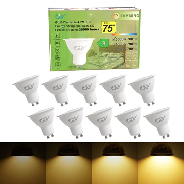 LED-pærer, dæmpbare, energieffektive,Varm Hvid