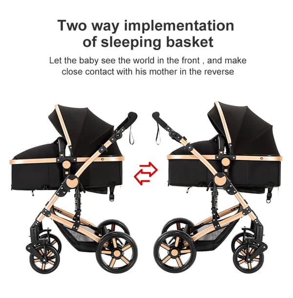 Barnevogn, Letvægtsdesign, Rejse System Kompatibilitet,B588-Grå