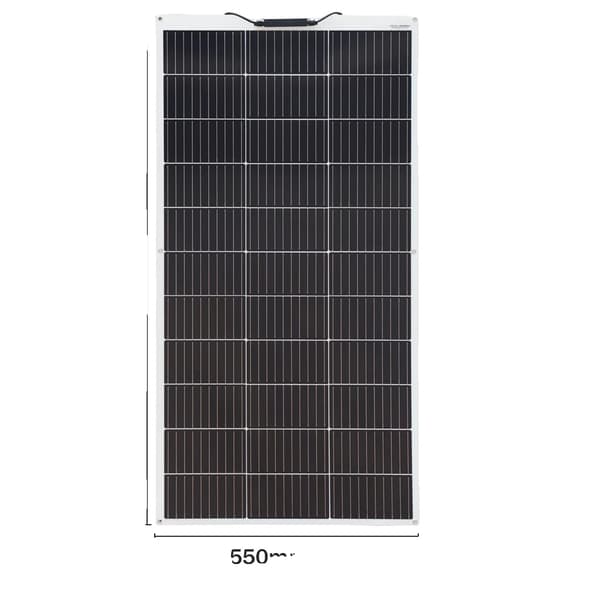Solpanel, Flexibel Design, Hög Effektivitet,PET 150W 1065x550mm