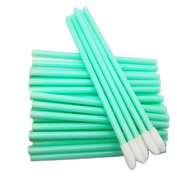 Makeupbørste, 100 Stykker, Svampemateriale,A0026-100PCS grøn