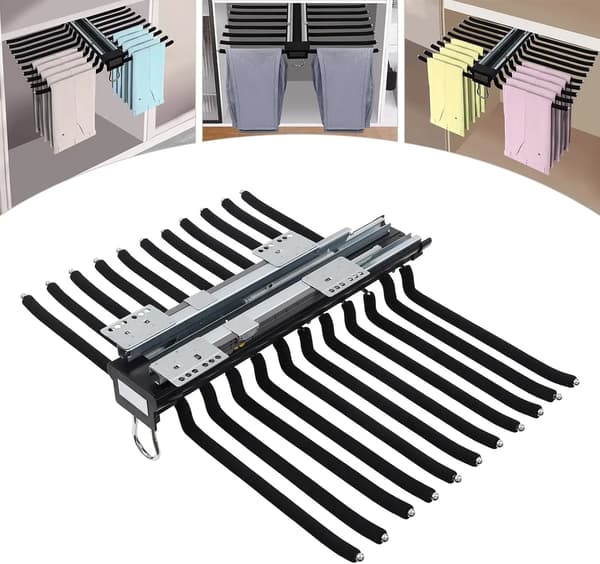 Bukseholder, Utrækkelig Design, Pladsbesparende Organizer,sort