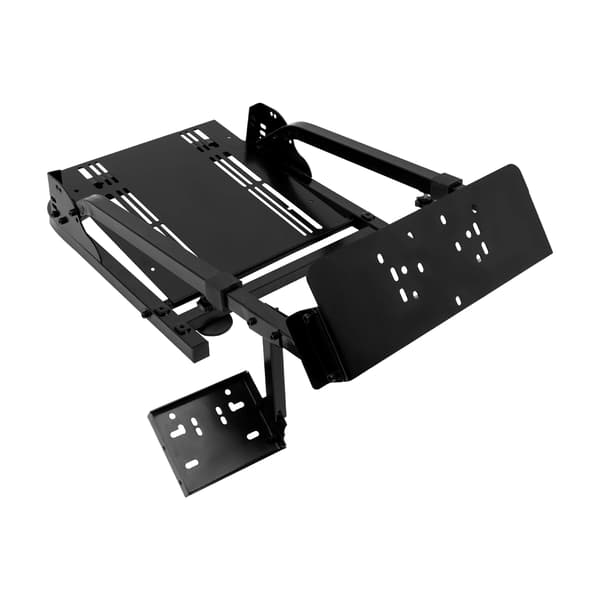 Racerstativ, Justerbar Højde, Sammenklappeligt Design,sort