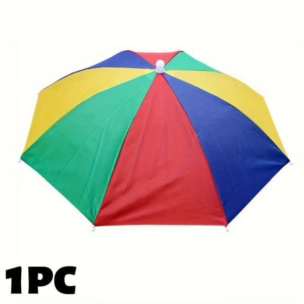 Udendørs Parasol, Sol- og Regnbeskyttelse, Sammenklappeligt Design,8K-e, Vandmelon 1stk, jern-e