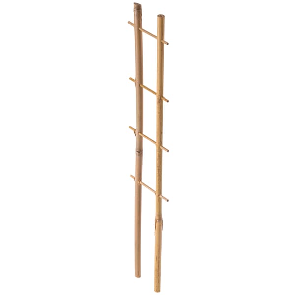 Bambu Stege Stöd, 37 cm höjd, 10 stycken, Lämplig för olika växter, Stöder växter mot vind och regn, Hållbart material