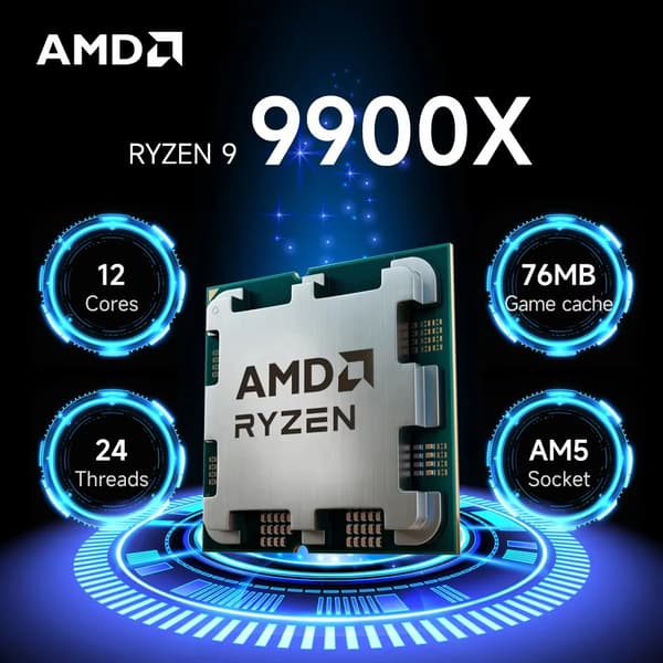 Processor, 12 kerner, 24 tråde, 5,6 GHz, TDP 120W, DDR5 understøttelse