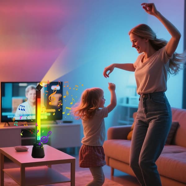 RGB Lampe, Bluetooth-forbindelse, Musik-synkronisering,RGB
