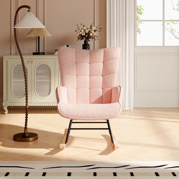Gungstol, Ergonomiskt Stöd, Minimalistisk Modern Design,Rosa