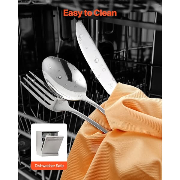 Bestickset, 30-delat Rostfritt Stål, Diskmaskinssäkert,30 Bitar