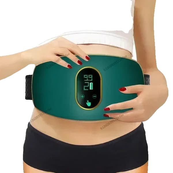 Kropsslankende Massager, Vibrationsterapi, USB Genopladelig,GrønA