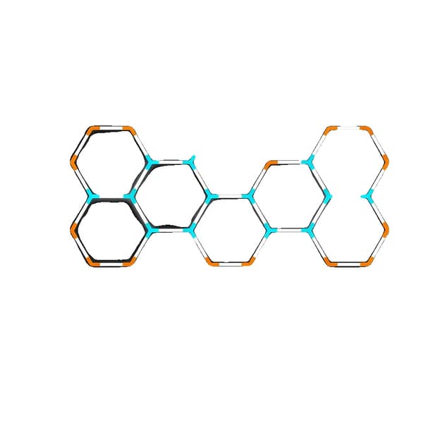 Hexagonal LED Honningkage Loftlys, Alsidig Installation, Klar Belysning,HC-6627-440