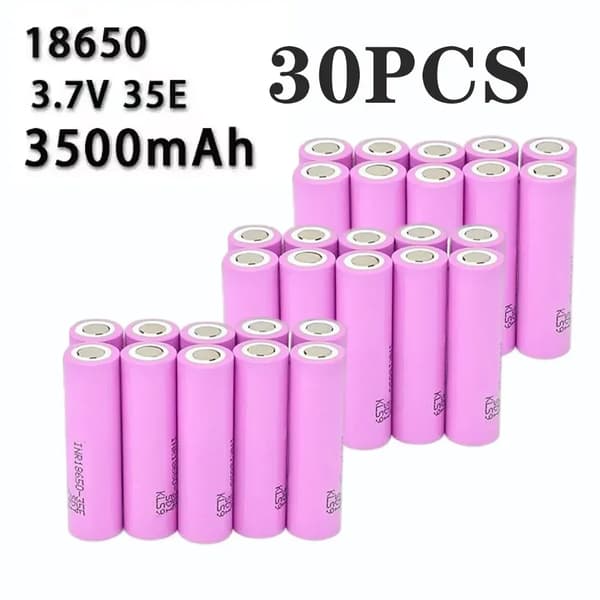 Lithiumbatteri, 3500mAh kapacitet, CE-certificeret,30PCS, 3.7 V-b