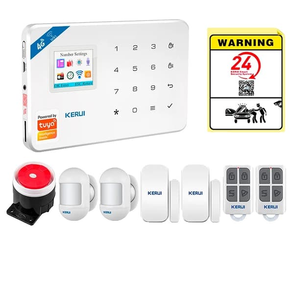 Alarm System, Smart Control, Multi-Zone Beskyttelse,Alarm Sæt 1, EU Stik